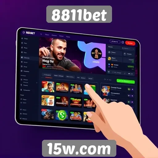 Plataforma 8811bet se destaca pela interface amigável
